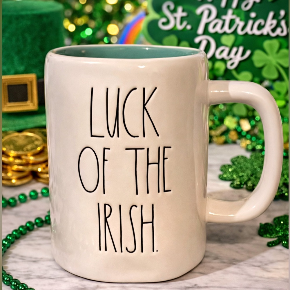 Rae Dunn LUCK OF THE IRISH Mug 🌈